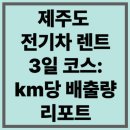 전기차충전소_동부소방서 | [탄소 배출량 가시화 여행기] 제주도 전기차 렌트 3일 코스: km당 배출량 리포트