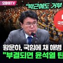 황운하, 부결되면 윤석열 탄핵 요건 완성 이미지