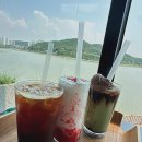 컴포즈커피시흥물왕점 | 📍시흥 물왕저수지 카페 레이크우드 | 우동 먹고 커피 한잔, 호수 산책까지 완벽