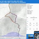 경남 거창군 삼봉산 (금봉암주차장~금봉암~칼바위~칼바위위석굴(샘)~전망대~삼봉산~노적바위 전망대~능선 이탈 원점회귀) gpx [참고용] 이미지