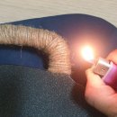 마크라메 봄맞이 감성 소품 만들기 | 그리들 손잡이 캠핑용품 다이 다이소 감성캠핑용픔 만들기