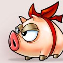 빨간돼지 이미지