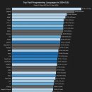 미국에서 많은 연봉을 받을 수 있는 프로그래밍 언어 순위 이미지