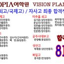 [TOPIA 어학원] VISION PLAN반_1기 외고/국제고/자사고 합격생 배출 및 합격률 이미지