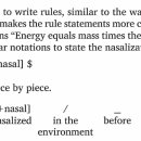 unstressed syllable을 기호로 표기 이미지