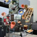 강릉 명주단길 카페 평탄 토마토주스 치즈테린느 후기