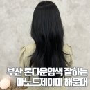 제이미살롱 | 마노드제이미 해운대 미용실 헤어컨설팅 선진 톤다운염색 후기