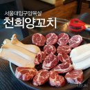 서울대입구 천희양꼬치 양목살 강추하는 맛