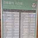 경의 중앙선 전철 시간표 / 이촌역-용산역-공덕역-일산역-능곡역-문산역 20241203 이미지