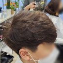 탈색없이 베이지 브라운 염색 경산 백천동미용실에서 했어요