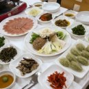 일품요리와 밑반찬 이미지