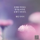 아침공감편지 마음을 내려놓으세요. 이미지