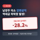 우송그린 아파트 | 경기 남양주시 와부읍 덕소리 강변삼익, 28.2% 급락… 지금이 기회일까?