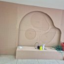 목공 | 학교 인테리어 리모델링, 경복비즈니스고등학교 '곡선의 미학' 라운드 목공 시공 후기