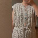 매직터지 | [뜨개기록] FO. 1990스트링가디건 | 무늬 속에 풍덩!