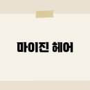 마이진헤어 티스토리