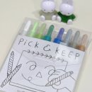 지구화학 Pick&amp;Keep 미니색연필 8색 인벤타리오 내돈내산 구매, 발색 후기(예약구매 진행중)
