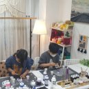 레진아트 휴대폰 그립톡 만들기 이미지