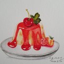 수성펜 수채화 이미지