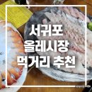 중앙로 62번길 | 제주 서귀포 올레시장 먹거리 추천 / 천혜향 딱새우 마농치킨 감귤모찌 후기