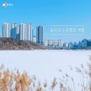동탄호수공원의 겨울 풍경. 이미지