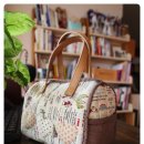 가죽 미니 보스턴백 만들기 이미지