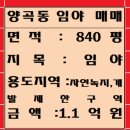 창원시 성산구 양곡동 임야 매매 이미지