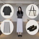 경수의류 | 나솔 31기 순자 옷 정보, 여름 출근룩으로 딱! 르누이 스커트 & 반팔 니트 코디