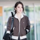 휠라인 업 스포츠 | 휠라여신 한소희 공항패션 정보, 니트 트랙 집업 커플룩 추천