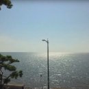 노을그려진바다풍경 이미지