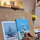 서양화(유화/아크릴) | 겨울 송리단길 잠실 데이트 코스 추천｜루나트 아트 스튜디오 원데이 클래스 후기