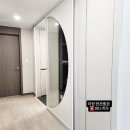 창포메트로시티1단지경로당 | ​창포 메트로시티 1단지, 반달 디자인 원슬라이딩 현관중문 시공 후기( 포항중문 : 이원중문 )
