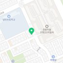 냉천초교 앞 보도 이미지