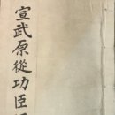 선무원종공신녹권 이미지