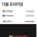 티빙웨이브 더블프리미엄 요금제 2명 이미지