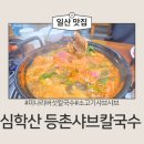 건강듬뿍 | 심학산 맛집 미나리 듬뿍 건강한 한 끼, 등촌샤브칼국수 맛점후기
