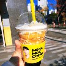 메가커피 흑당버블밀크티라떼 후기 (가격,칼로리,영양성분,카페인)