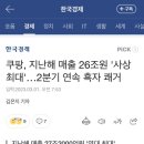 쿠팡, 지난해 매출 26조원 '사상 최대'…2분기 연속 흑자 쾌거 이미지