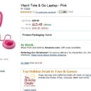 아기 장난감 ,랩탑 노트북 13.49불 Vtech Tote & Go Laptop - Pink 이미지