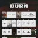 VANNER(배너) 3RD MINI ALBUM [BURN] Scheduler 이미지