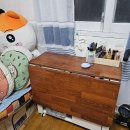 좁은 집에서 사용하기 너무 좋은 바로크 가구 폴드 이동식 확장형 테이블 식탁 후기