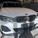 알피엠카멀티삽 | 부산 G20 340I 리얼카본그릴 카본휀더가니쉬(에어브리더)V타입 리얼카본 스포일러 교체장착