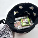 (11/29)프랑스자수 꽃자수 파우치 | [롬앤x조이프렌즈] 스카프 파우치, 틴뚜링, 리무버블 스티커 증정품 실물 후기