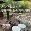 물소리N | 계곡 카페 양평 리틀포레 숲속 물소리 힐링 맛집(노키즈존)