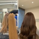 베이지 앤 브라운 | 광주미용실 노팁붙임머리 베이지브라운 후기[붙임머리염색부터 붙임머리까지]