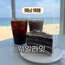 카페오션뷰 | 속초 해수욕장 카페 웨일라잇 오션뷰 디저트 후기