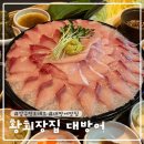 압구정로데오역 근처 맛집 숙성회 대방어 황회장집 술집 후기