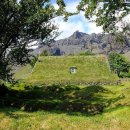 아이슬란드 호프 마을의 `마지막 잔디지붕 교회` 이미지