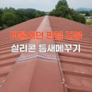 (주)대상다이브스 이천공장 | 서산 빗물새던 판넬 지붕, 실리콘 틈새메꾸기로 방수작업