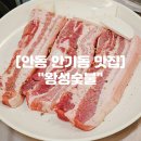 안동목살구이 | 안동 안기동 맛집 "왕성숯불" 안동 삼겹살과 육회 로컬 맛집